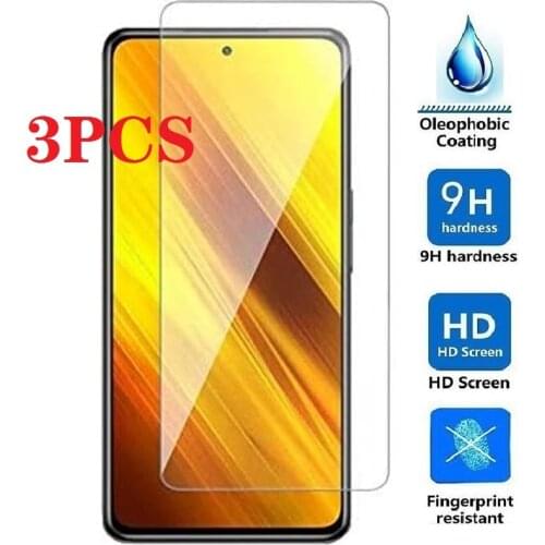 Poco X3 Tempered Glass For Xiaomi Poco X3 NFC Screen Protector 9H 3D Premium Protective Film Xiomi Pocophone X3 6.67 Case