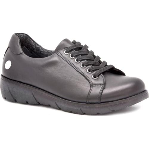 Mammamia D22KA 195 Black 2022 Winter Women Shoes Casual Genuine Cow Leather Anatomical Comfort Business Office Breathable Elevator Casual Stylish