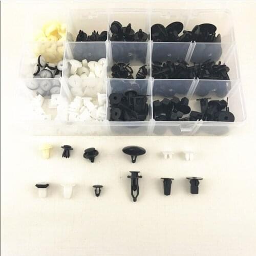 240Pcs Car Interior Door Trim Panel Retainers Clips Kit Plastic 12 Sizes For Isuzu Mazda Honda