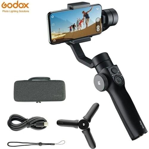 Godox ZP1 3-Axis Smartphone Gimbal Stabilizer Auto-Tracking Vlog Youtuber Live Video Record For Samsung Huawei Iphone Smartphone