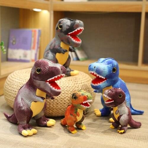 Ayz new printed T-Rex Dinosaur Plush Doll Toy backpack pendant key ring