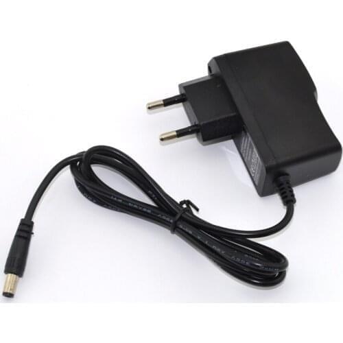 Black EU Plug AC Adapter Power Supply Charger for SNES