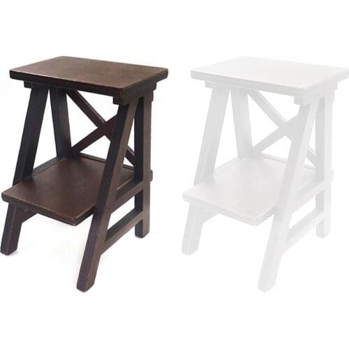 Wooden Miniature Flower Shelf Display Stand 1/12 Doll House Garden Accessory