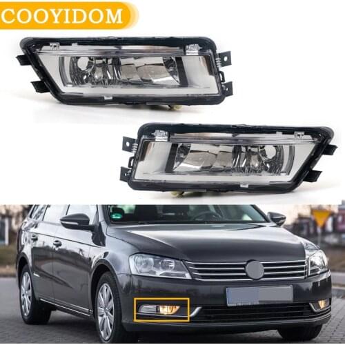 Car Front Left Right Halogen Bumper Fog Light No bulbs Assembly For VW Passat B7 2011 2012 2013 2014 2015 56D941699 56D941700