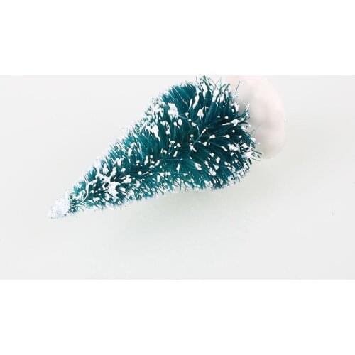 Artificial Table Christmas Tree Stand Green Xmas Home Decor Ornament 6.5CM