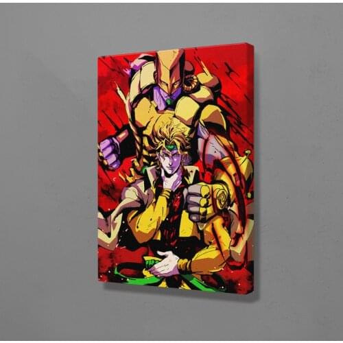 Dio Brando JoJos Bizarre Adventure poster painting Wall Art Canvas For Living Room Bedroom Study Art Decoration Prints