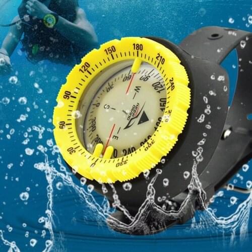 Compass 50m Watch Balanced Waterproof Compass Underwater Compass Diving Scuba Compass Compass Luminous