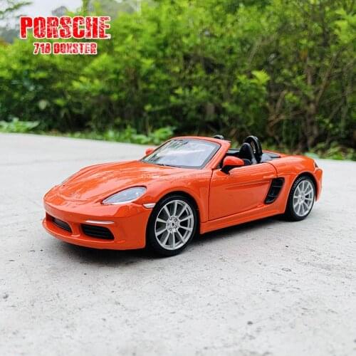 Bburago 1:24 Porsche BOXSTER simulation alloy car model crafts decoration collection toy tools gift