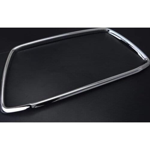 For Mitsubishi ASX 2013 2014 2015 ABS Chrome Front Grille Grill Cover Trim Ring Auto Exterior Accessories Car Styling