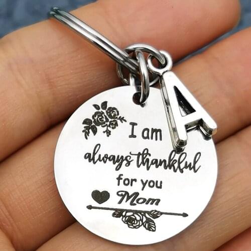 Mom Gifts from Daughter Son To My Mom Keychain Mothers Day Birthday Thanksgiving Day Gifts for Mother