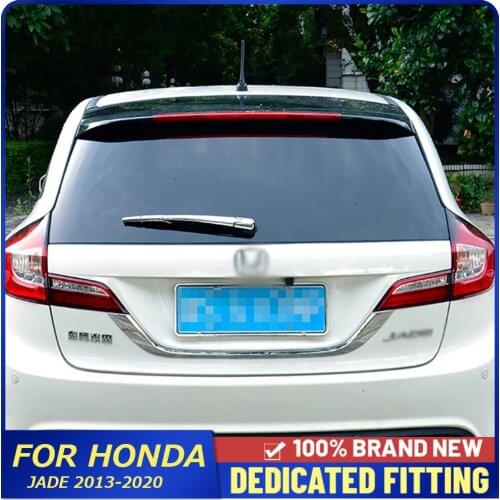 Fit For Honda Jade 2013 to 2020 Rear Window Wiper ABS Chrome Tail Windscreen Wiper Cover Trims