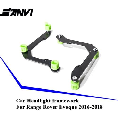SANVI 2PCS Car Light Framework For Range Rover Evoque 2016-2018 For Car Light DIY Car Light Accessories