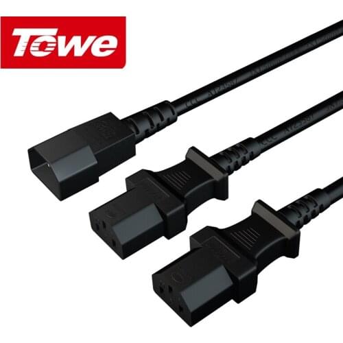 TOWE IEC 10A C13 to C14 Extension Cord Power Cable Server / PDU cabinet / UPS power extension cable