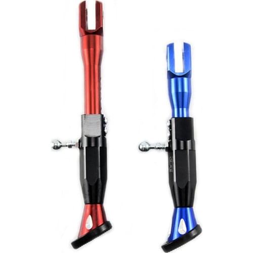 Motorcycle Kickstand Adjustable Aluminium Alloy Motorcycle Kickstand Foot Side Support Stand Bracket motorbike accessories 2020