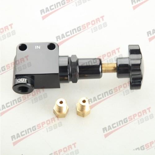 Black Billet Aluminum Adjustable Brake Proportioning Valve High Quality