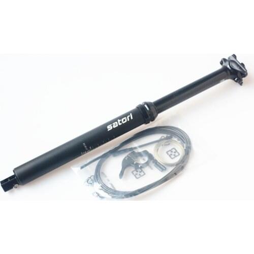 SATORI adjustable MTB DH bike Seatpost internal cable Mountain bicycle seat post 30.9/31.6x460MM trip:150MM