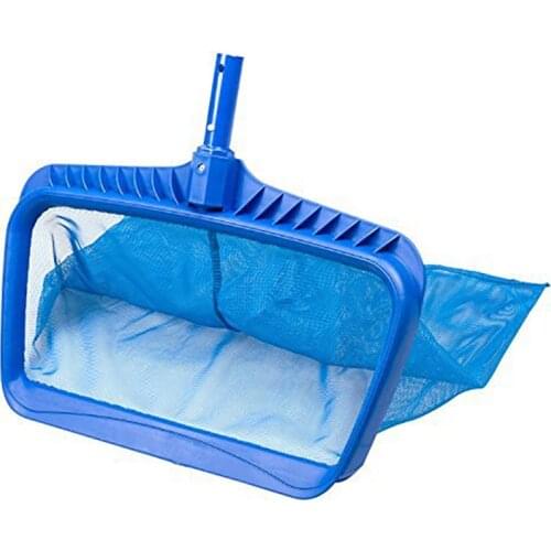 Pool Skimmer Net, Heavy Duty Leaves Rake for Cleaning Swimming Pool & Pond, Fine Mesh Deep Bag Catcher with Strong Frame