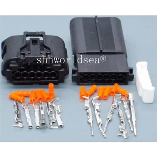 Shhworldsea 1sets 6 Pin 0.6mm 12303 6189-1083 car Auto Accelerator Pedal Sensor Female Connector plug For Toyota for Subaru