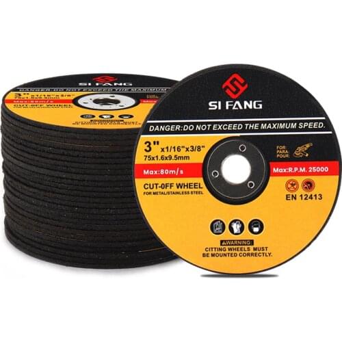 75mm 3 Inch Stainless Steel Cutting Disc Resin Metal Cut Off Wheels Fiber Circular Dremel Saw Blades Hand Power Tool Accessories