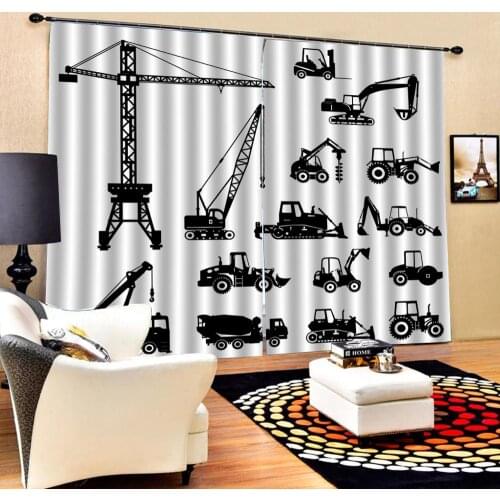 Nature personality Customized size photo print 3d curtain Motor vehicle simple pattern Door curtain