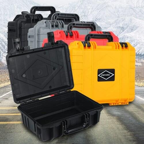 Protective Shockproof Tool Case Plastic ToolBox Safety Instrument Equipment Tool Box Outdoor Suitcase With Foam