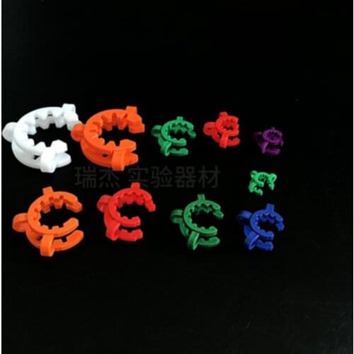 10pcs Plastic interface Clamp Laboratory Lab Clamp Clip Flask interface clamp 10/12/14/19/24/29/34/40/45