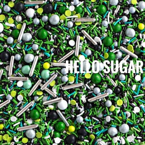 100g 200g Mixing Sugar Beads Pearl Sugar Cake Donuts Sprinkled DIY Happy Birthday Cake Cupcake Topper Wedding Decoration Baking