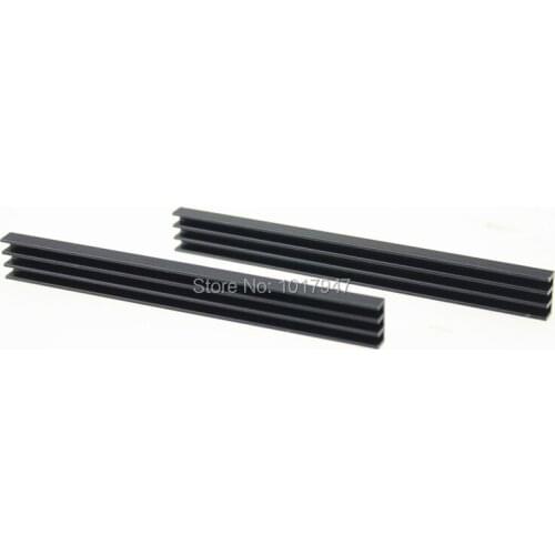 100 PCS LOT Aluminum Heatsink 100x11x5MM Router Chip Radiator Cooling Fin