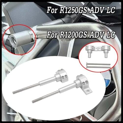 2pcs Motorcycle Bull Bar Bracket Fog Driving Light Motorcycle Crash Bar Guard Mount Kit For BMW R1200GS R1250GS ADV LC 2014-2019