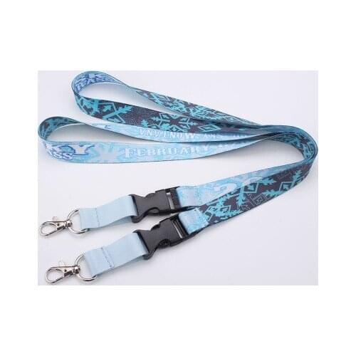 250pcs/lot DHL free shiping Customized lanyard 20mm wide sublimation polyester lanyard with release buckle,Custom lanyards