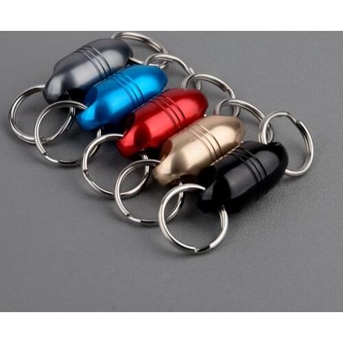5pcs Quick Release Magnetic Keychain Detachable Key Chain Holder with Strong 8 LB Magnet | Pull Apart K with Rope and Buckle