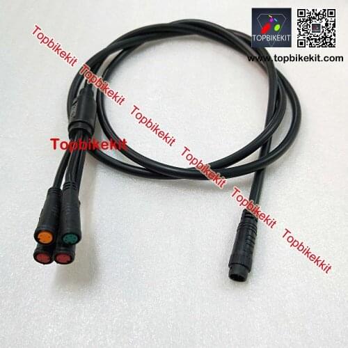 Ebike accessories Ebike Julei 1T4 1-4 extend cable / 1T2 1-2 extend cable for throttle brake display 1.4M or 60cmlength