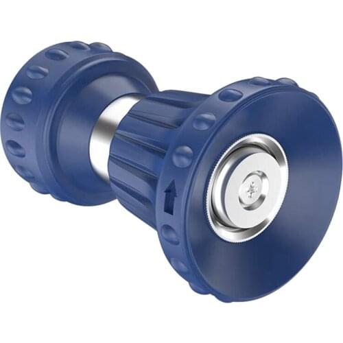 Large Flow and High Pressure Brass Hose Nozzle, High Pressure Sprayer for Car Washing Watering Lawn Blue