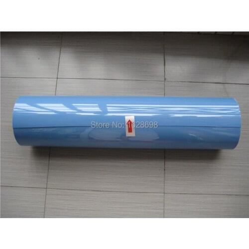 CDC-07 Sky blue A color PVC Material and Sublimation Transfer Type film vinyl size: 50CMX100CM