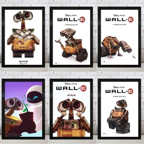 Canvas Painting Robot Story Disney Movie Posters Prints Wall Art Room Decor Pictures for Living Children Home Decoration
