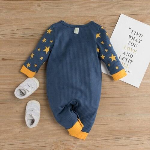 Spring Infant Cotton Newborn Long Sleeve Unisex Boy Girls Clothes Baby Clothing Round Neck Long Sleeve Cotton Bodysuits