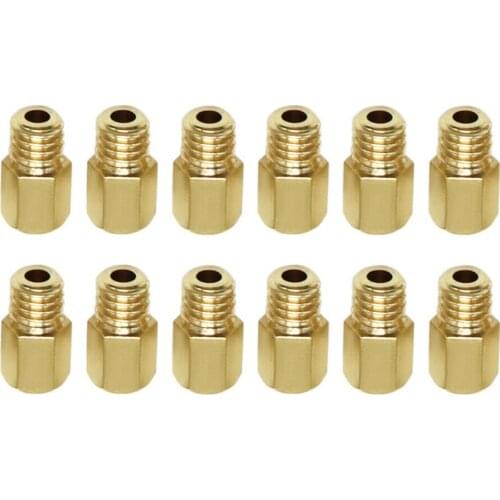 12PCS Carburetor Main Jet Nozzle Kit #210-#320 Size For Mikuni VM TM Motorcycle Injector Scooter Accessories