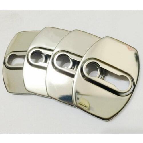 For TOYOTA Highlander Land Cruiser 12-16 Camry corolla stainless steel lock buckle cover lock buckle cover rust proof cover