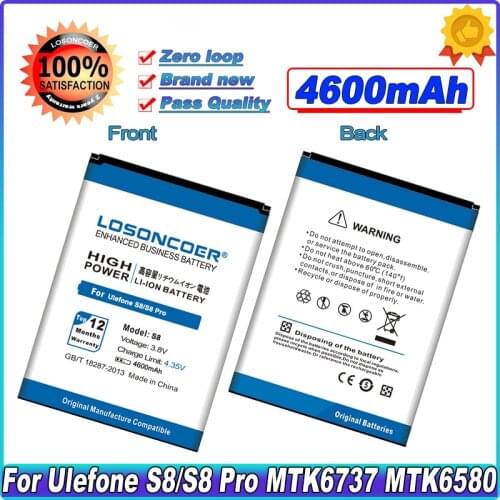 LOSONCOER Ulefone S8 Pro Phone Batteries