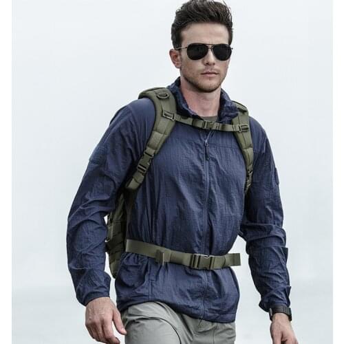 Waterproof Quick Dry Tactical Skin Jacket Men Sun-Protective Hiking Jackets Ultra-Thin Hooded Raincoat Breathable Mountaineering