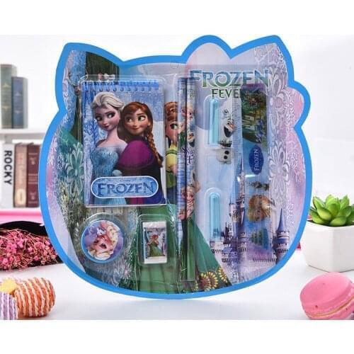 Disney Special Frozen Mickey Princess School Stationery Set Childrens School Supplies Student Cartoon Reward Birthday Gift