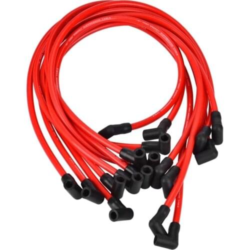 10.5 MM Spark Plug Wire Set, SP10-390-1010 High Performance Ignition Wire for Chevrolet AM General Isuzu HEI SBC BBC 350