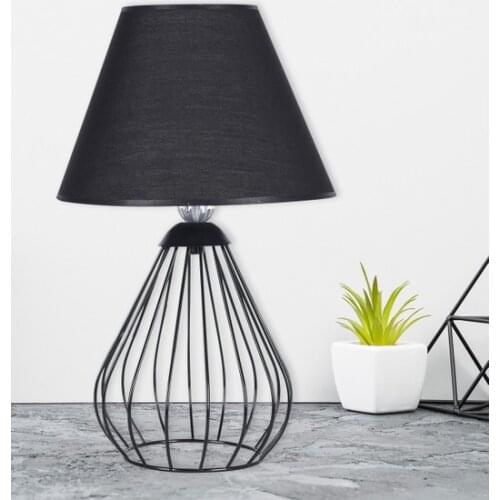 New Polii Table Lamp Black Lampshade