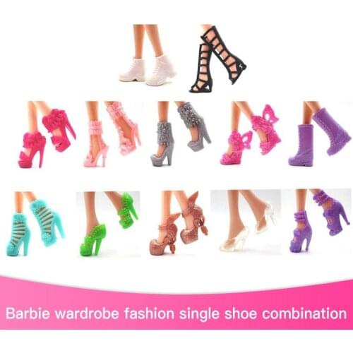 Genuine Barbie Shoes Girls Toys Christmas Birthday Gifts Shoes For Dolls Toys for Children
