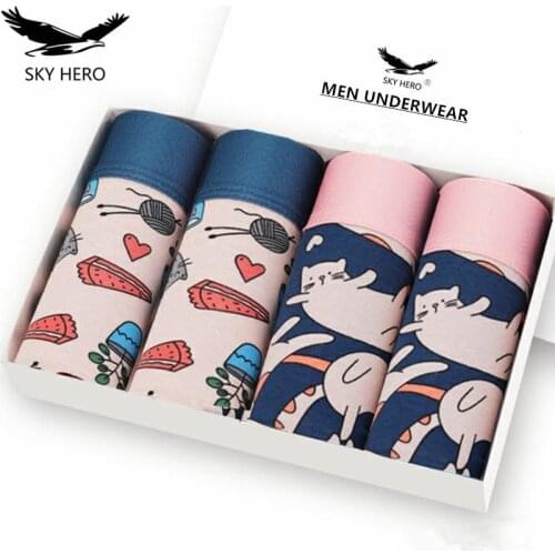 SKY HERO Men's Cotton Briefs