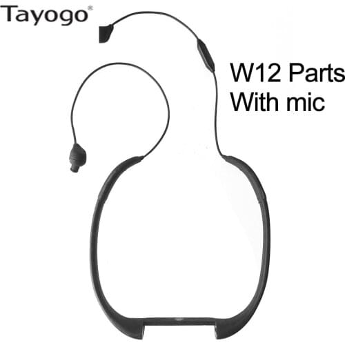 Tayogo Waterproof Headset Bone Replacement with Mic for W12 Waterproof Bluetooth MP3 Player Swimming Headphone Sports Headphone