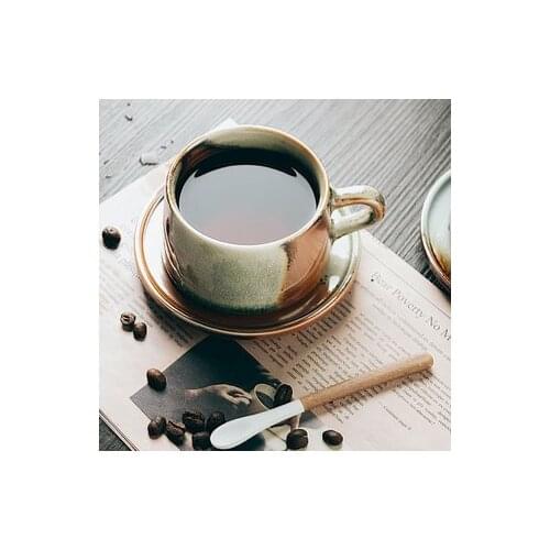 255ml vintage handmade coarse pottery mug coffee mug set coffee mug and saucer ceramic Japanese mug Japanese mug home coffee mug