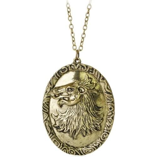 Movie Stark Wolf Necklaces&Pendants Vintage Bronze Alloy Jewelry Wholesale 20pcs/lot