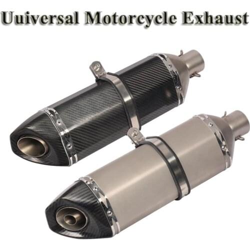 Motorcycle 470MM Exhaust Racing Pipe Escape Modified Universal Moto Muffler DB Killer For Ninja 650 ATV TMAX 530 CB500R MT09 R1