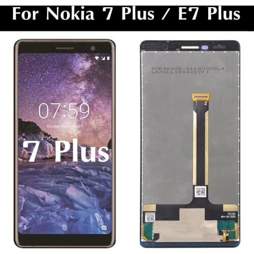 6.0" LCD For Nokia 7 Plus TA-1041 TA-1062 TA-1046 E7 Plus LCD Display Touch Screen Assembly Replacement